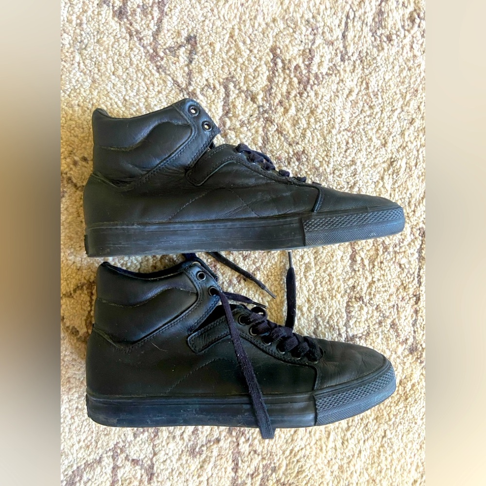 Raf Simons Black High-Top Men's Sneakers